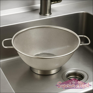 Stainless Steel Mesh Colander with Handles - Superior eMart