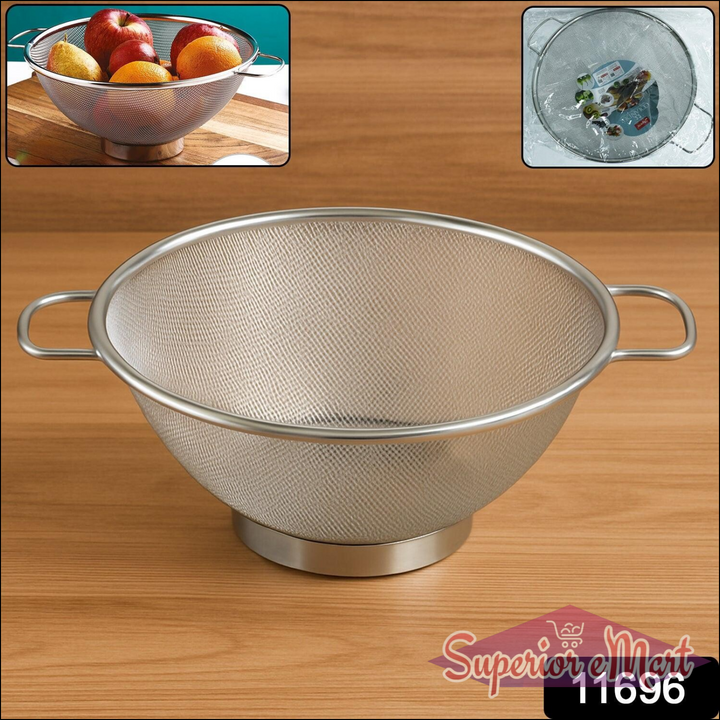 Stainless Steel Mesh Colander with Handles - Superior eMart