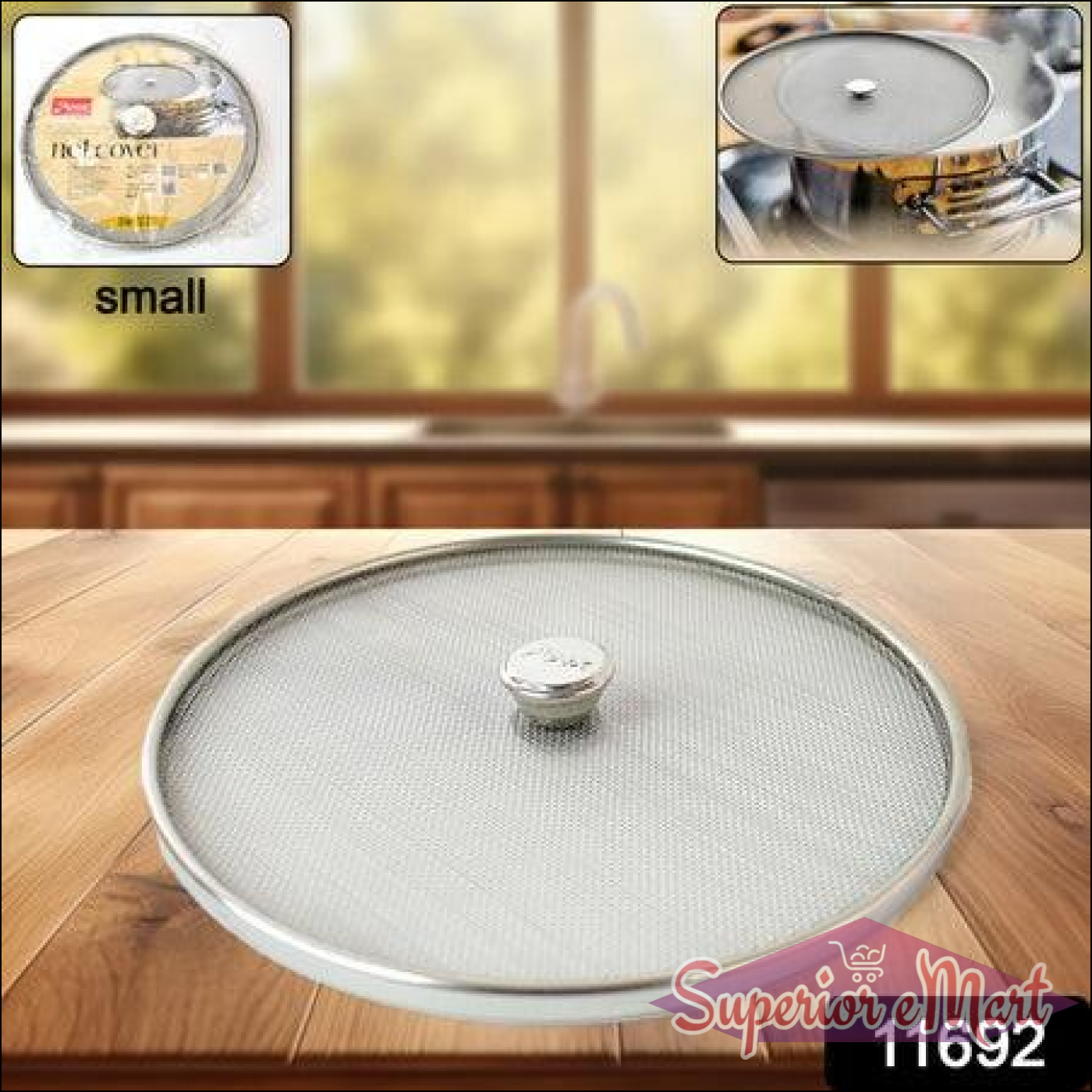 Stainless Steel Mesh Splatter Screen - Superior eMart