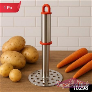 Stainless Steel Potato Masher with Ergonomic Handle (17cm / 1 Pc) - Superior eMart