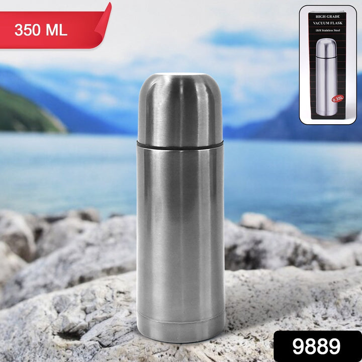 350ml stainless steel push-down lid thermos by Superior eMart for hot and cold beverages