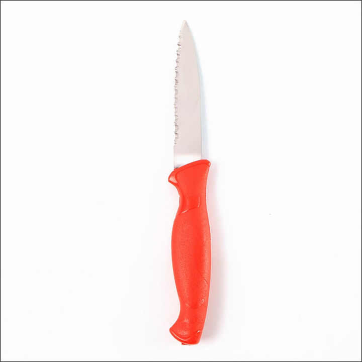 Stainless Steel Serrated Kitchen Knife (1 Pc) - Superior eMart