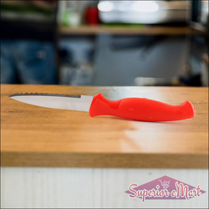 Stainless Steel Serrated Kitchen Knife (1 Pc) - Superior eMart