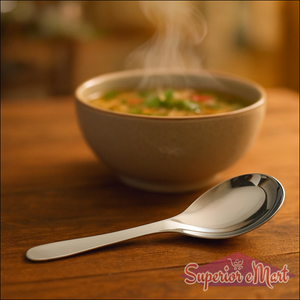 Stainless Steel Soup Spoon Set 6 Pieces - Superior eMart