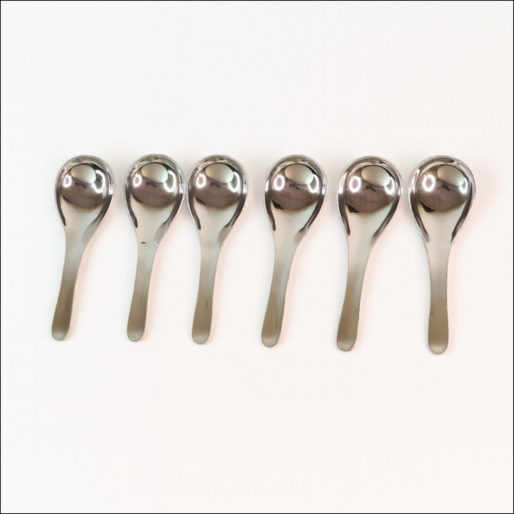 Stainless Steel Soup Spoon Set 6 Pieces - Superior eMart