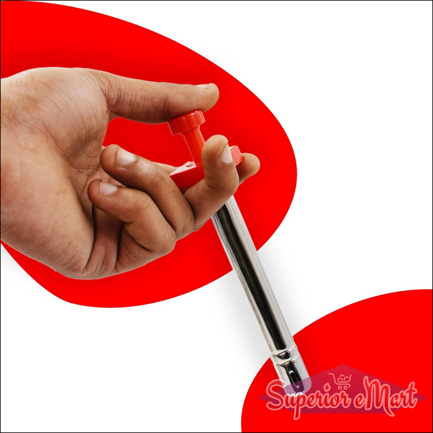 Stainless Steel Square Gas Lighter - Durable & Safe - Superior eMart