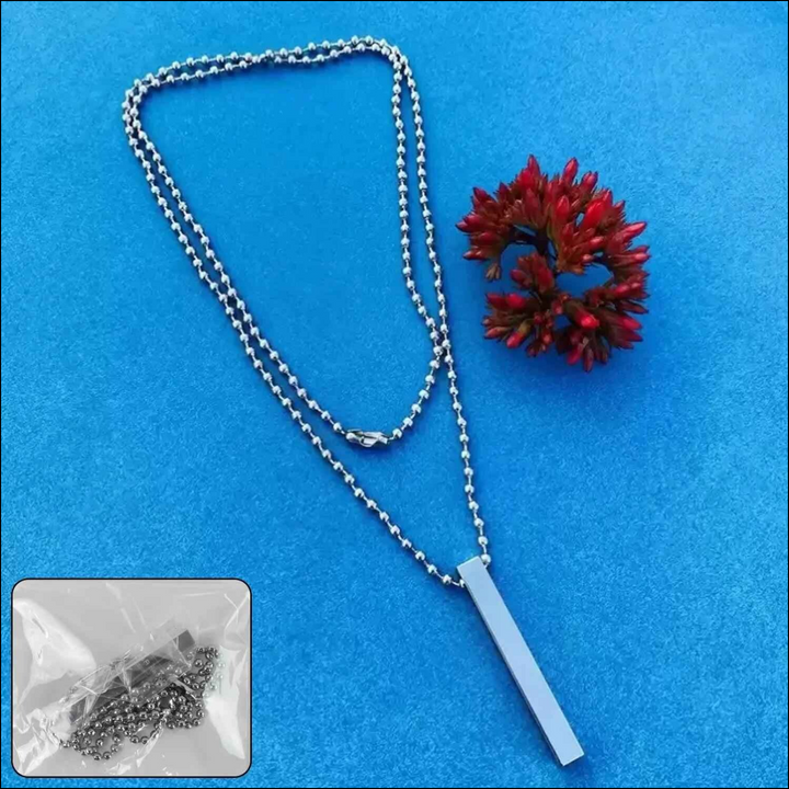 Stainless Steel Stick Necklace - Superior eMart