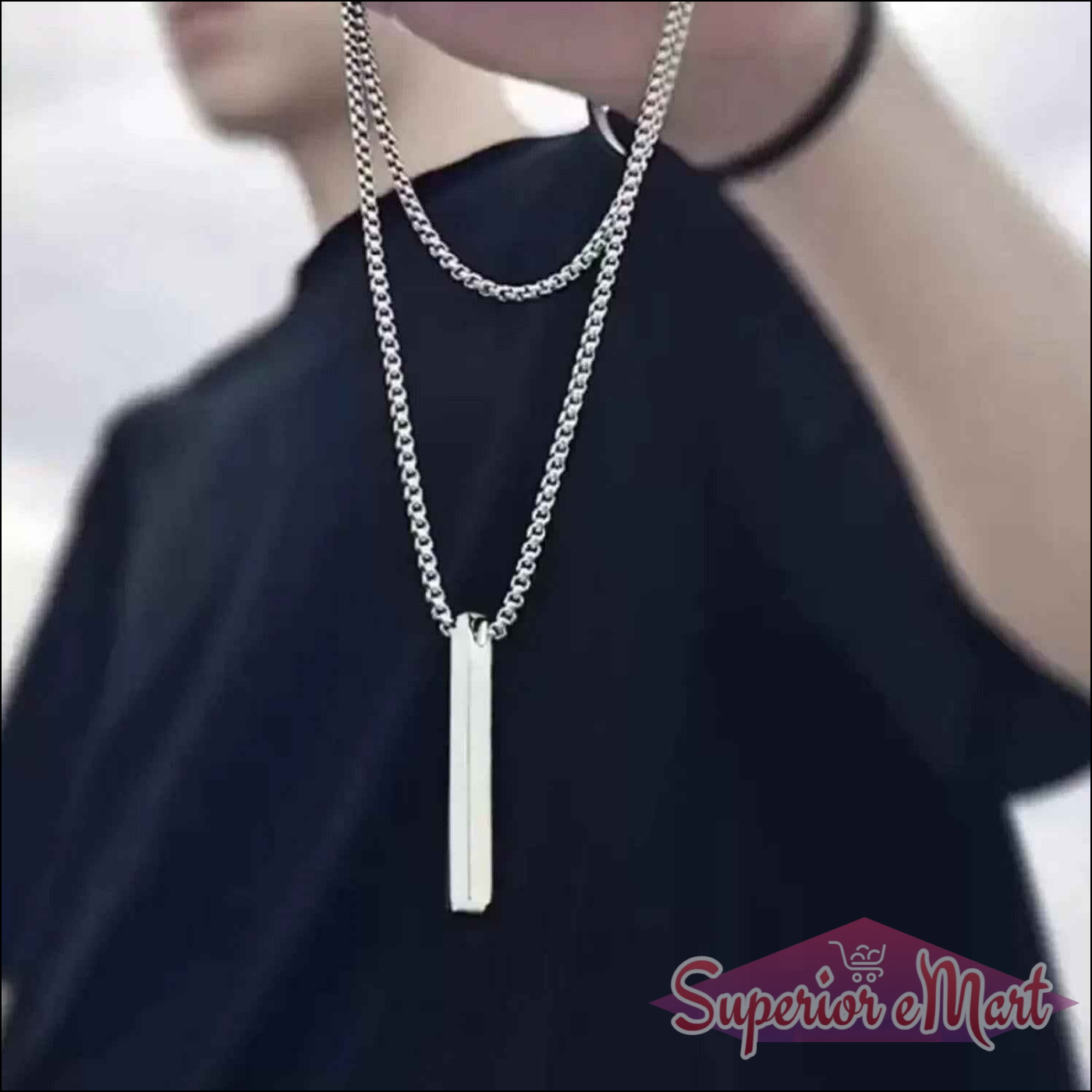 Stainless Steel Stick Necklace - Superior eMart