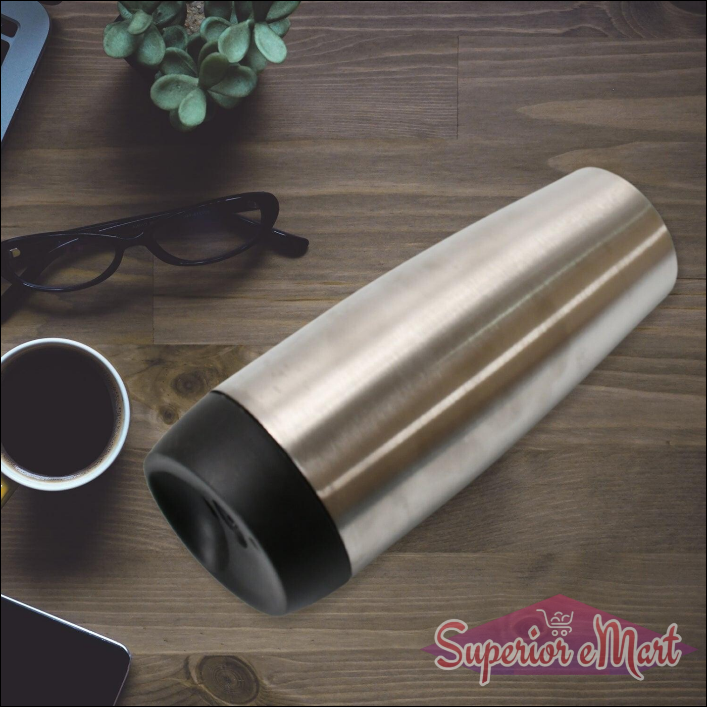 Stainless Steel Travel Coffee Mug - Superior eMart