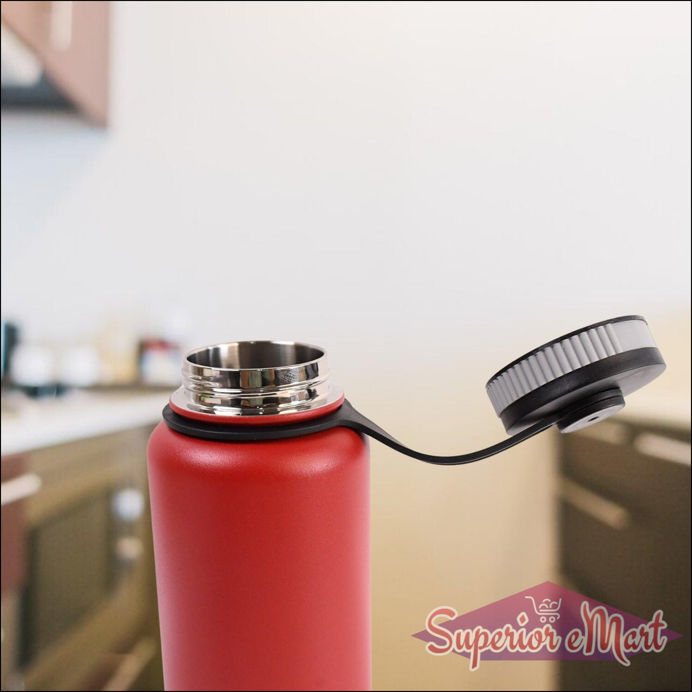 Stainless Steel Vacuum Bottle 1000ml Mix Color - Superior eMart