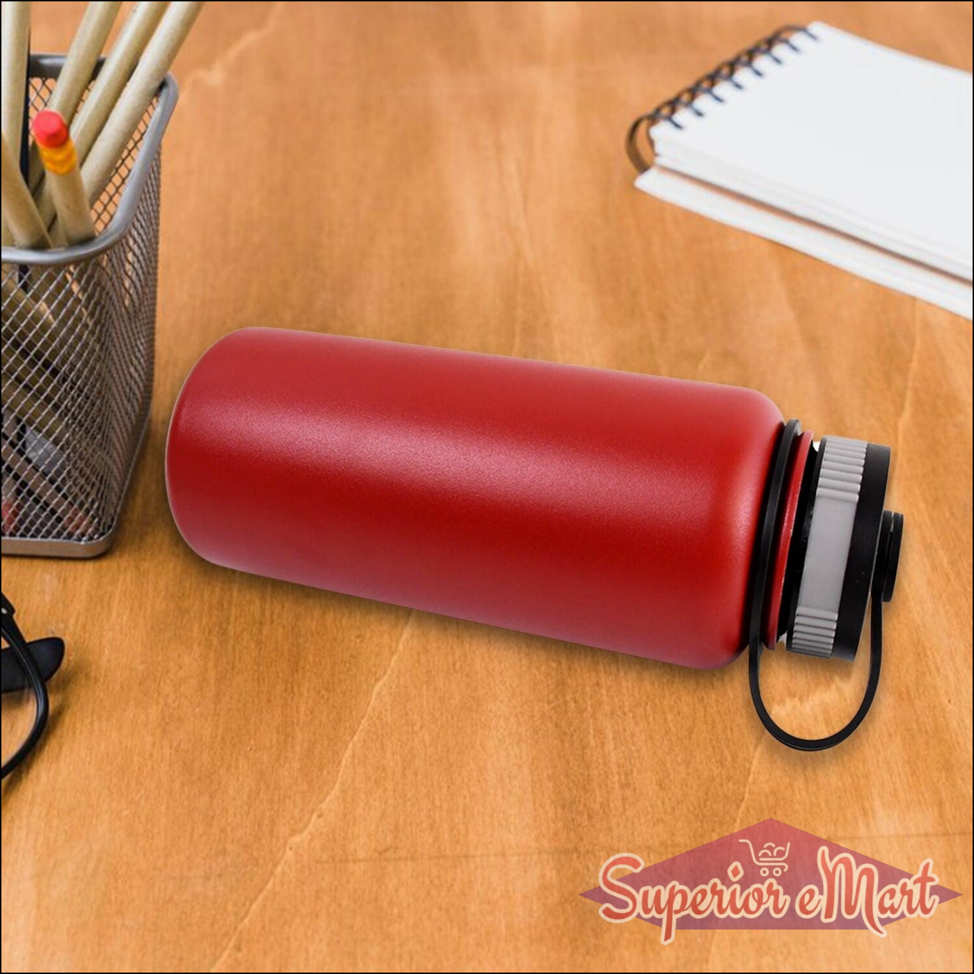 Stainless Steel Vacuum Bottle 1000ml Mix Color - Superior eMart