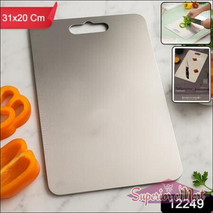 Stainless Steel Vegetable  Fruit Cutting Chopping Board (3120 Cm  1 Pc) - Superior eMart