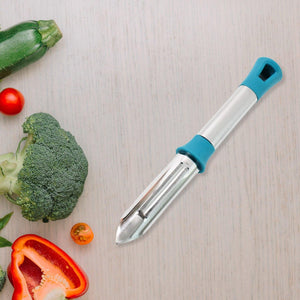 Superior eMart stainless steel vegetable peeler with ergonomic handle for efficient peeling