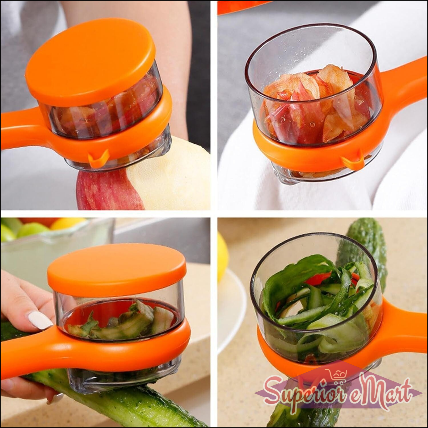 Stainless Steel Vegetable Peeler with Handle - Superior eMart