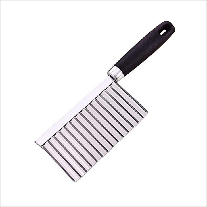 Stainless Steel Vegetable Salad Chopping Knife Crinkle Cutters - Superior eMart