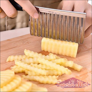 Stainless Steel Vegetable Salad Chopping Knife Crinkle Cutters - Superior eMart