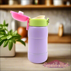 Stainless Steel Water Bottle with Cap - Superior eMart
