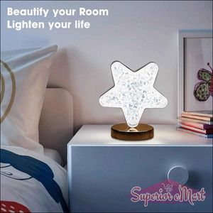 Star Shape Crystal Lamp - Superior eMart