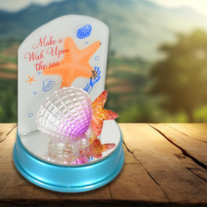 Starfish Night Light with a colorful shell design, perfect for beach-themed home decor