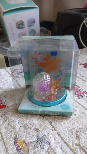 Starfish Night Light in a decorative box featuring colorful ocean-themed design
