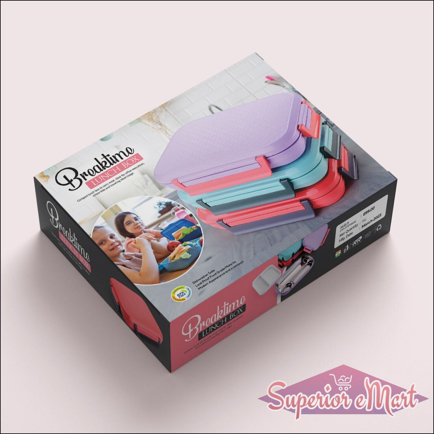 Steel Plate Lunch Box - Superior eMart