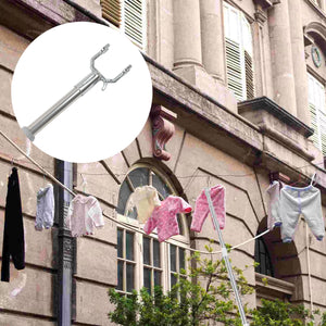 Superior eMart steel telescopic hanger tool for easy laundry drying on clotheslines