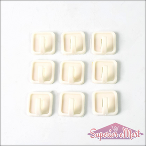 Strong Adhesive Wall Hooks 9 Pcs - Superior eMart