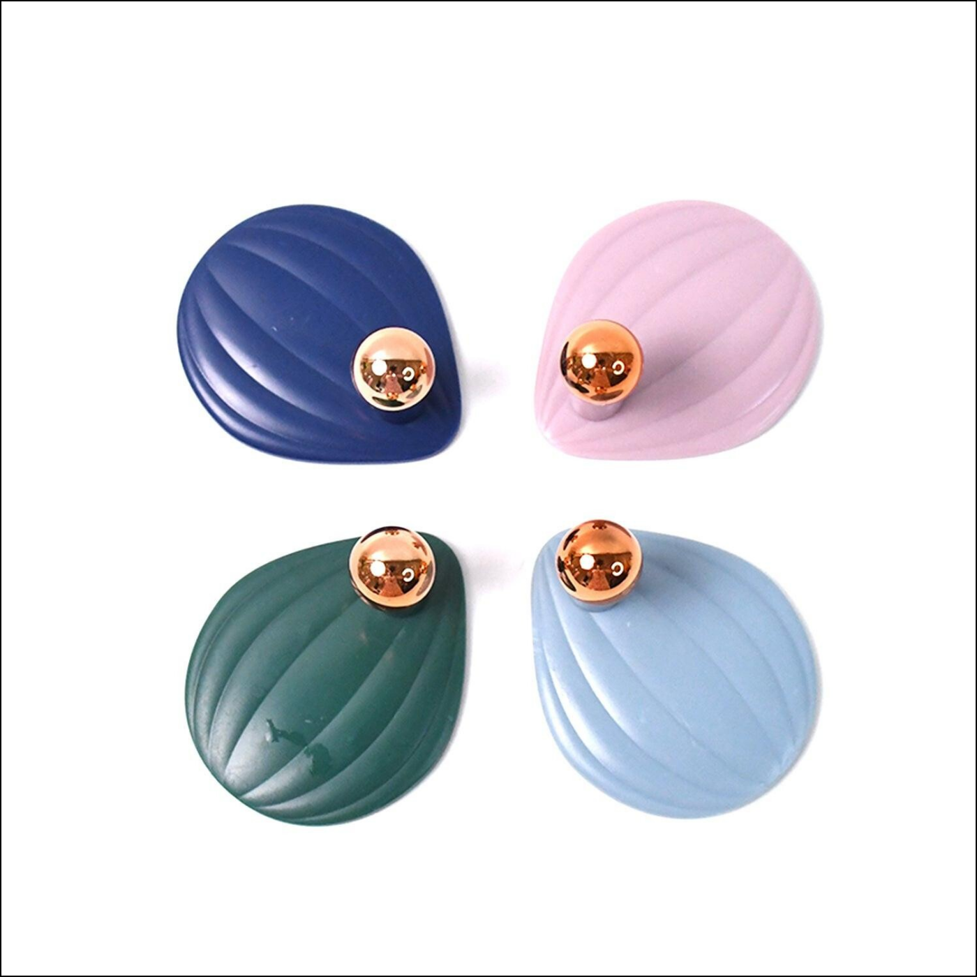 Stylish Adhesive Hooks 4 Pack - Multi-Color - Superior eMart