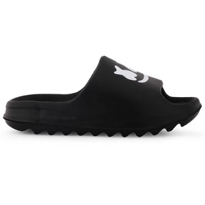 Stylish Black Slider with Comfortable Sole and Open Toe Design for Casual Wear