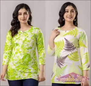 Kurti For Women - Green.