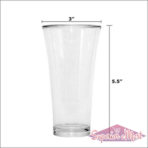Superior eMart transparent juice glass set featuring a tall, elegant design for serving beverages