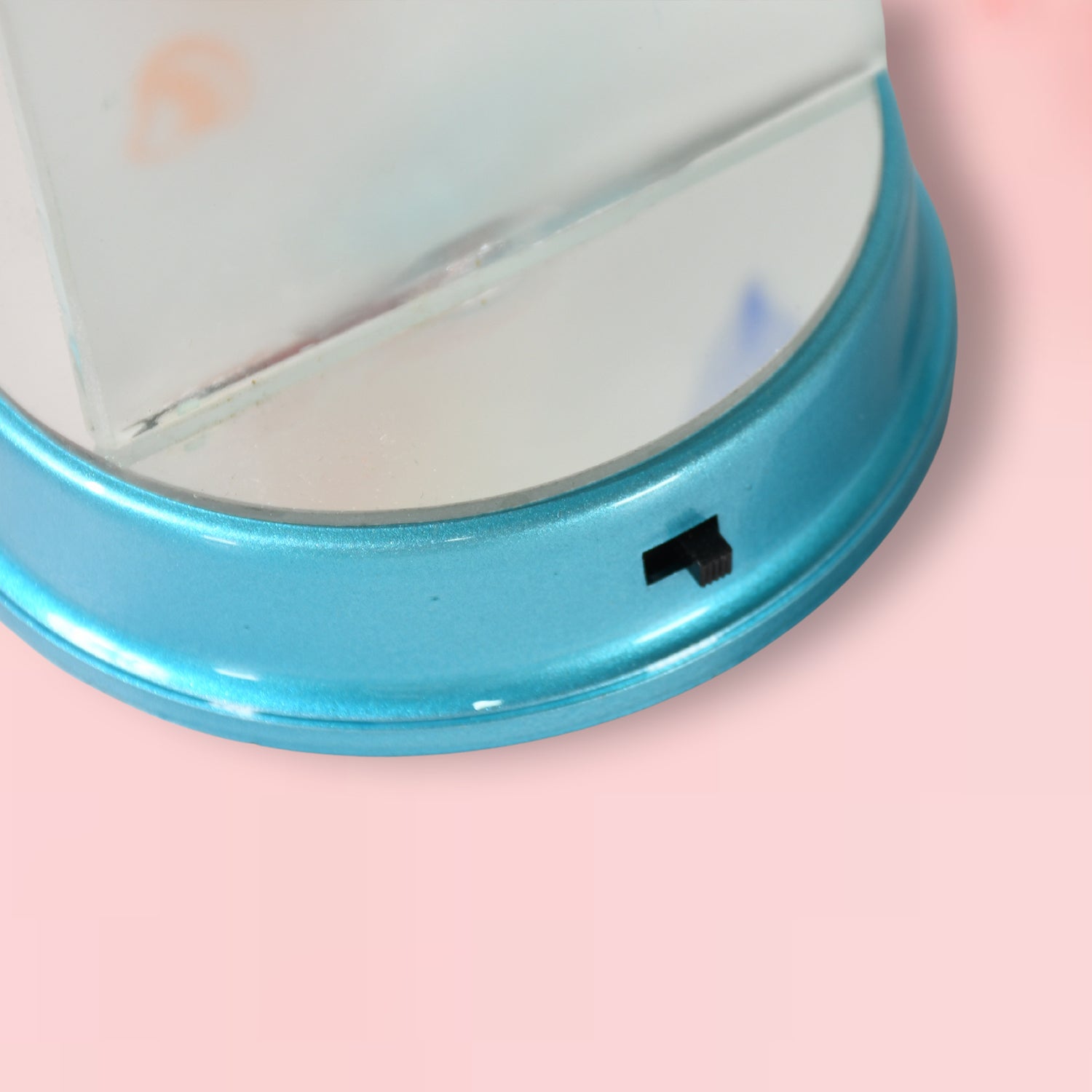 Sun Sand Sea LED Night Light with a sleek blue base for a calming bedroom ambiance