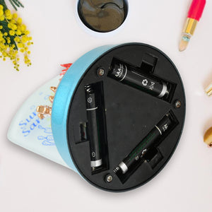 Sun Sand Sea LED Night Light with colorful design and battery compartment for a warm glow