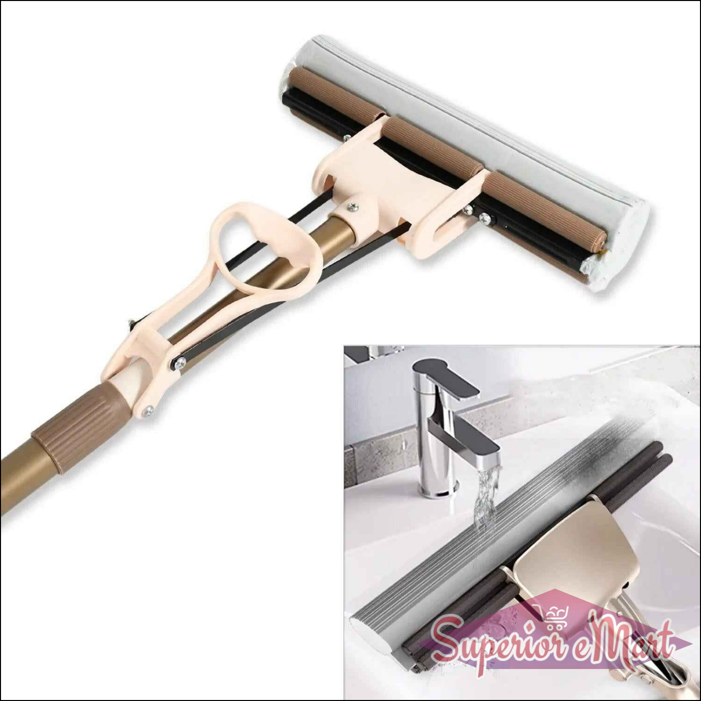 Super Absorbent Sponge Mop - Superior eMart