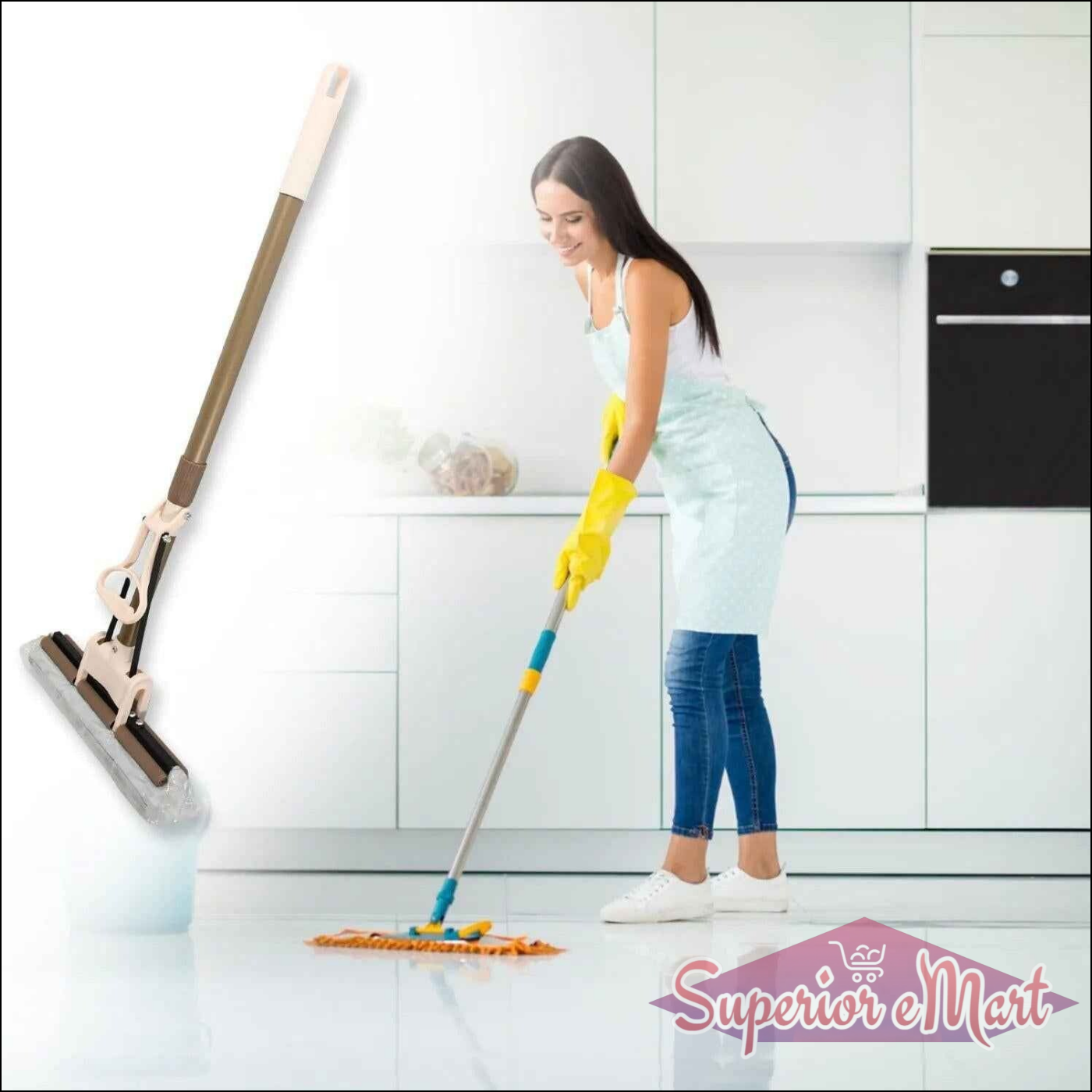 Super Absorbent Sponge Mop - Superior eMart
