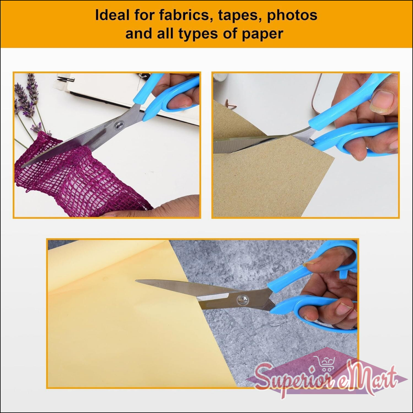 Superior eMart 10 Inch Titanium Stainless Steel Scissors - Superior eMart