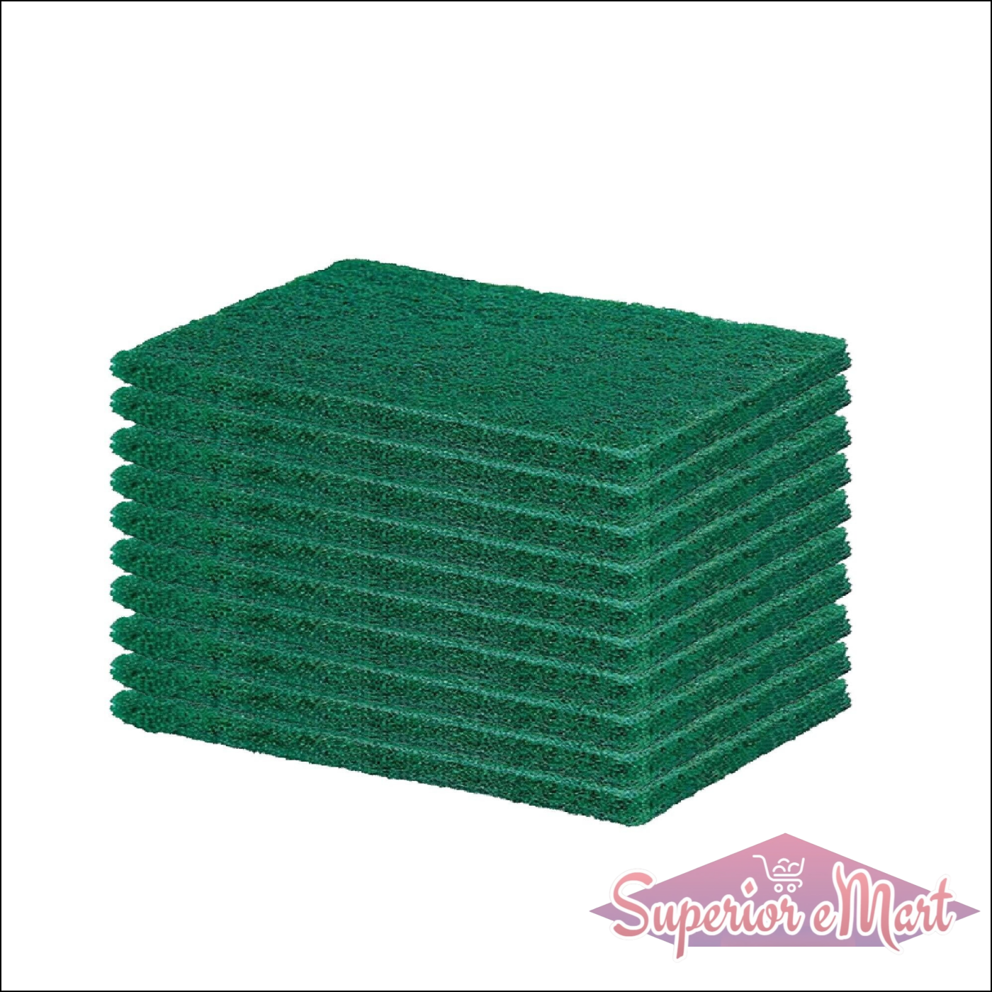 Superior eMart 10 PCS Scrub Sponge Cleaning Pads - Superior eMart