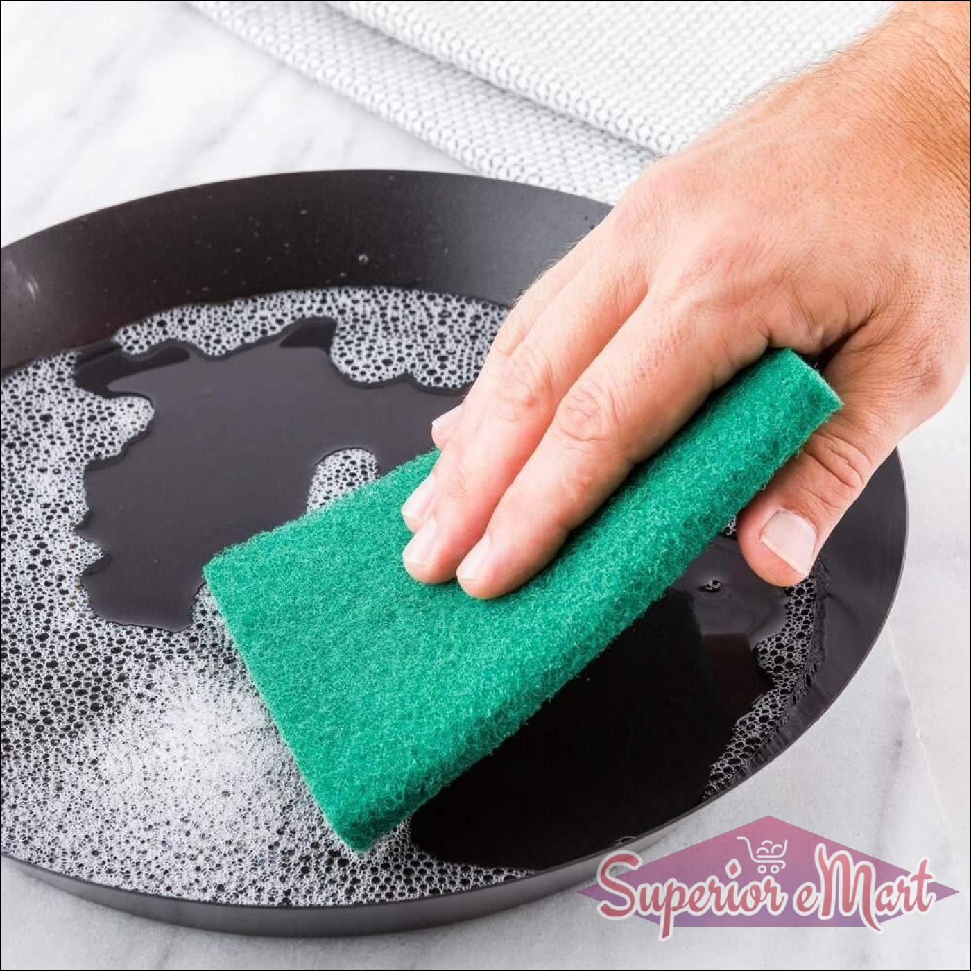 Superior eMart 10 PCS Scrub Sponge Cleaning Pads - Superior eMart