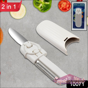 Superior eMart 2-in-1 Knife and Peeler for Kitchen 1 Pc - Superior eMart