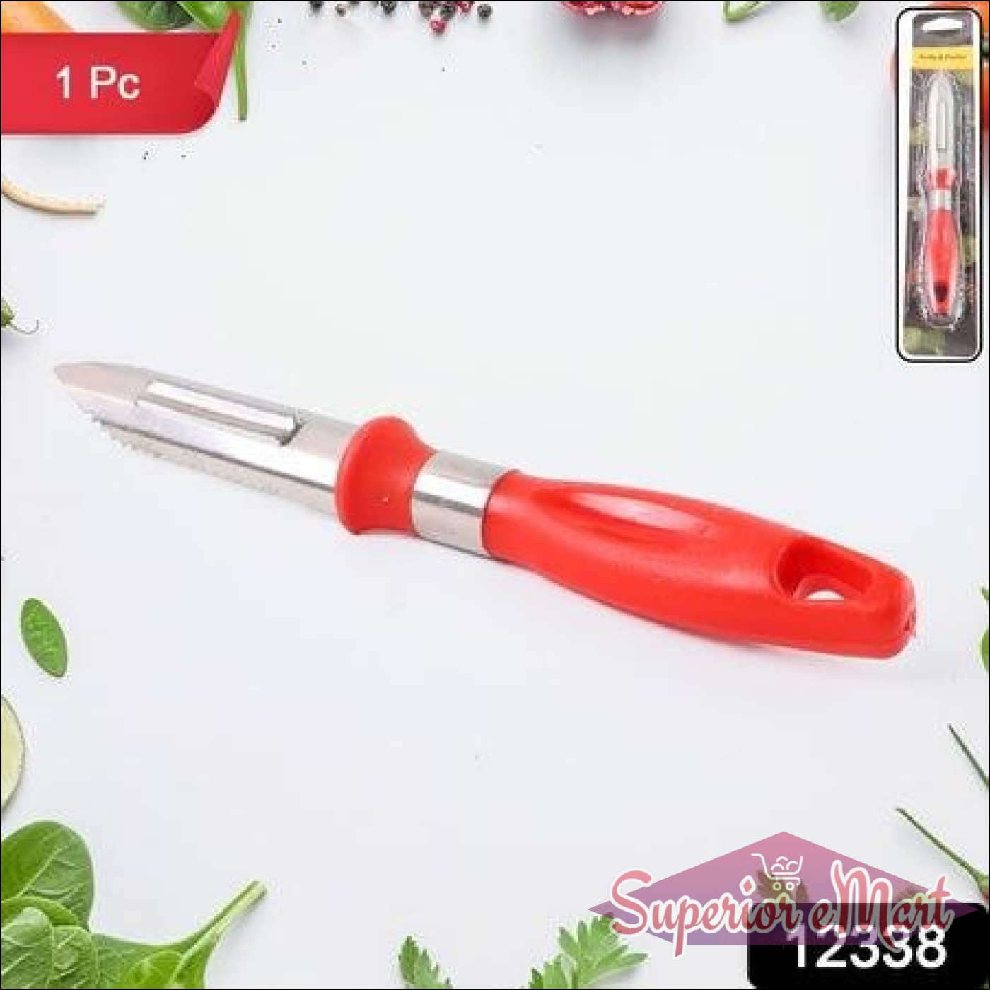 Superior eMart 2-in-1 Stainless Steel Knife Peeler - Superior eMart