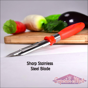 Superior eMart 2-in-1 Stainless Steel Knife Peeler - Superior eMart