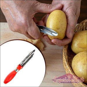 Superior eMart 2-in-1 Stainless Steel Knife Peeler - Superior eMart