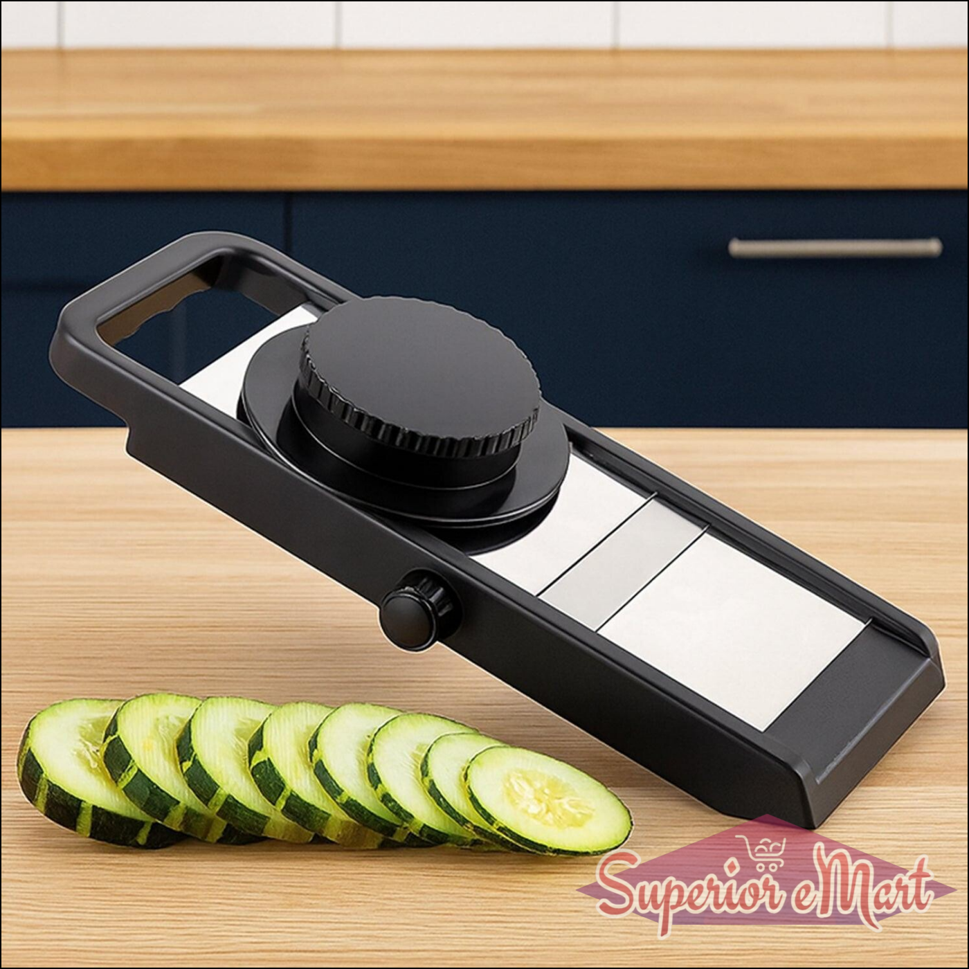 Superior eMart Adjustable Vegetable Slicer Stainless Steel - Superior eMart