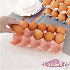 Superior eMart Egg Tray for 15 Eggs - Durable & Convenient - Superior eMart