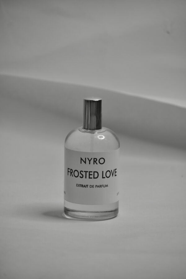Nyro Frosted Love perfume bottle with elegant design for a captivating fragrance experience