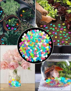 Superior eMart Glow in the Dark Garden Pebbles - Superior eMart