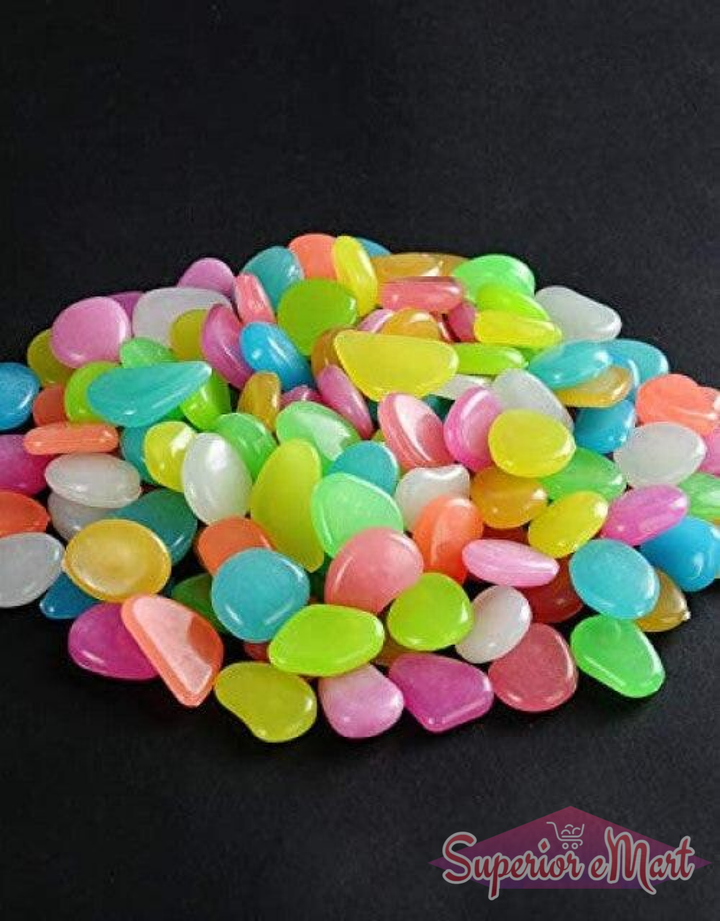 Superior eMart Glow in the Dark Garden Pebbles - Superior eMart