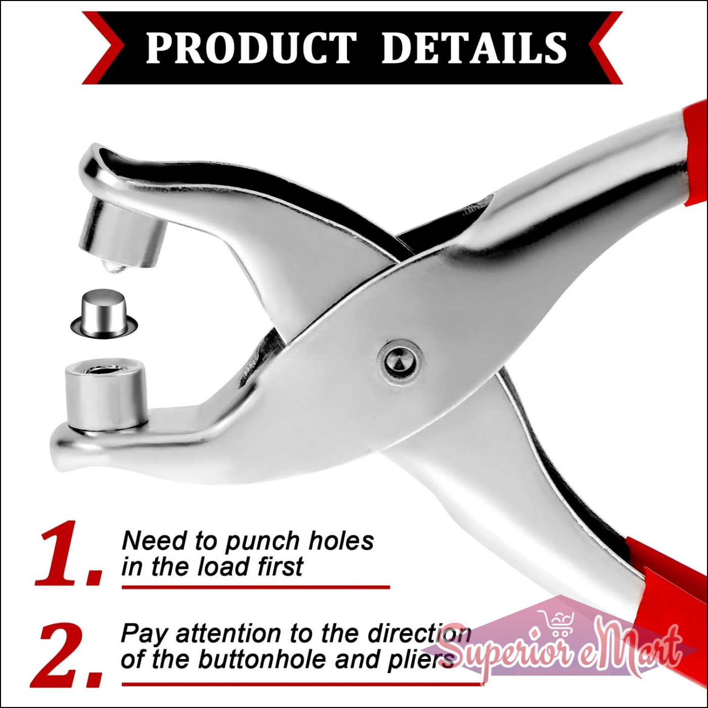 Superior eMart Grommet Setting Tool Kit for Leather - Superior eMart
