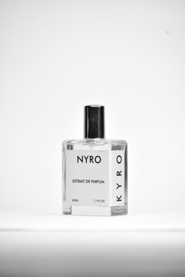 Nyro Kyro Extrait de Parfum in a 60ml bottle with a sleek design for a luxurious scent experience
