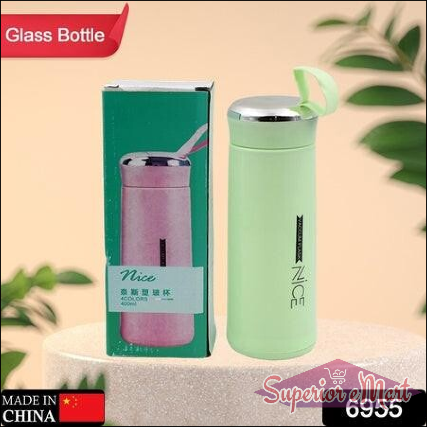 Superior eMart Leak Proof BPA-Free Water Bottle - 400ml - Superior eMart